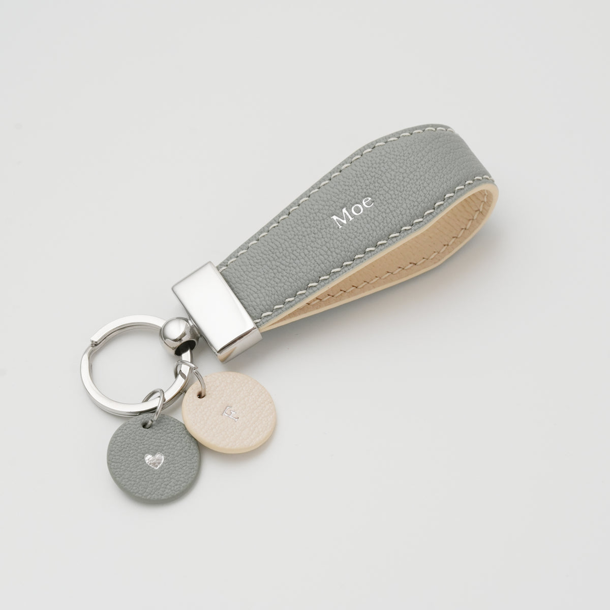 Leather keyring