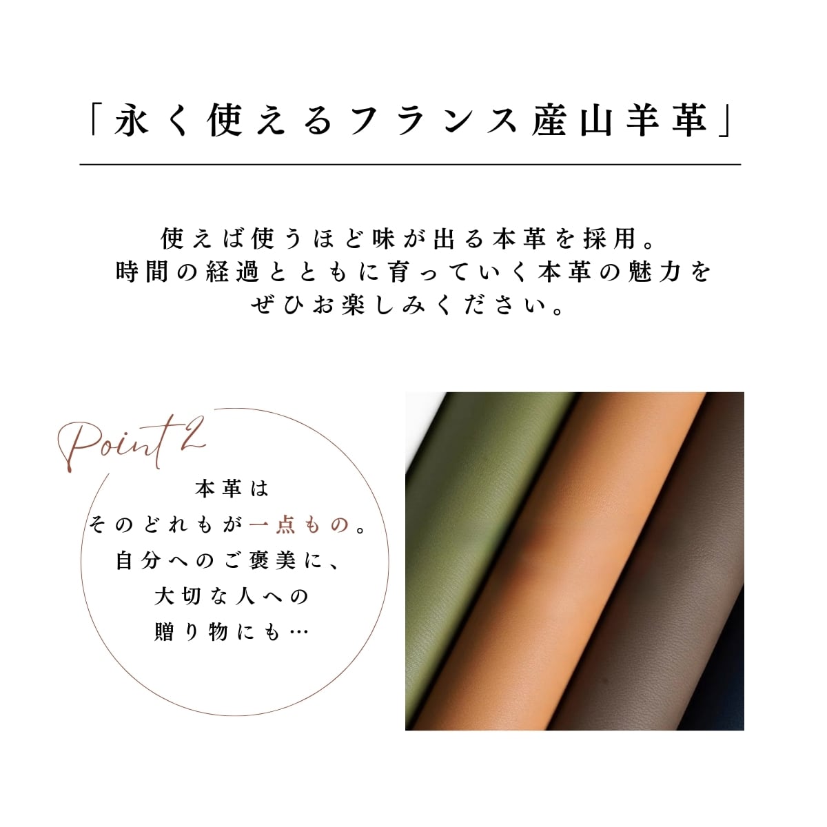 【大容量タイプ】Original leather card case 全6色