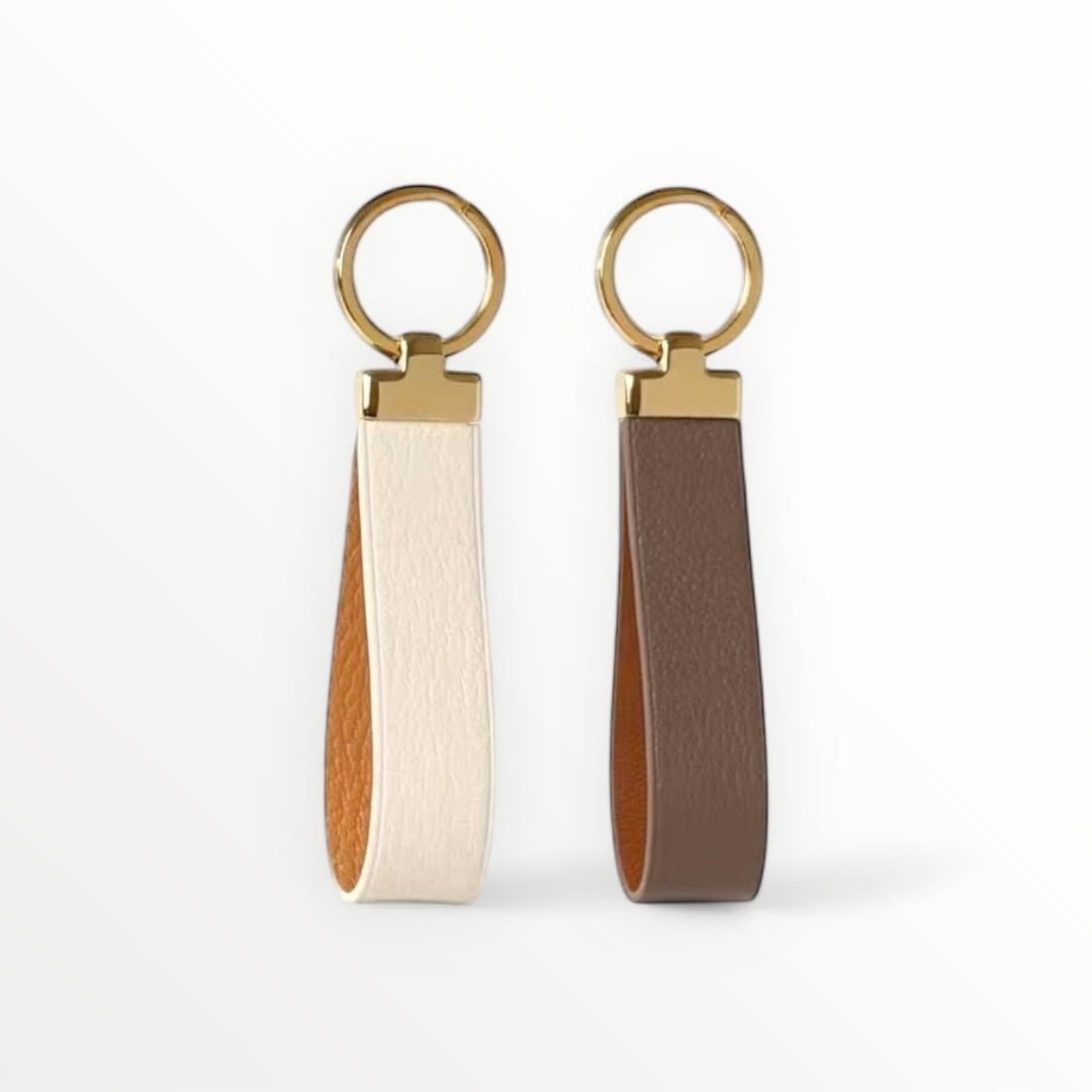 Leather keyring 全6色