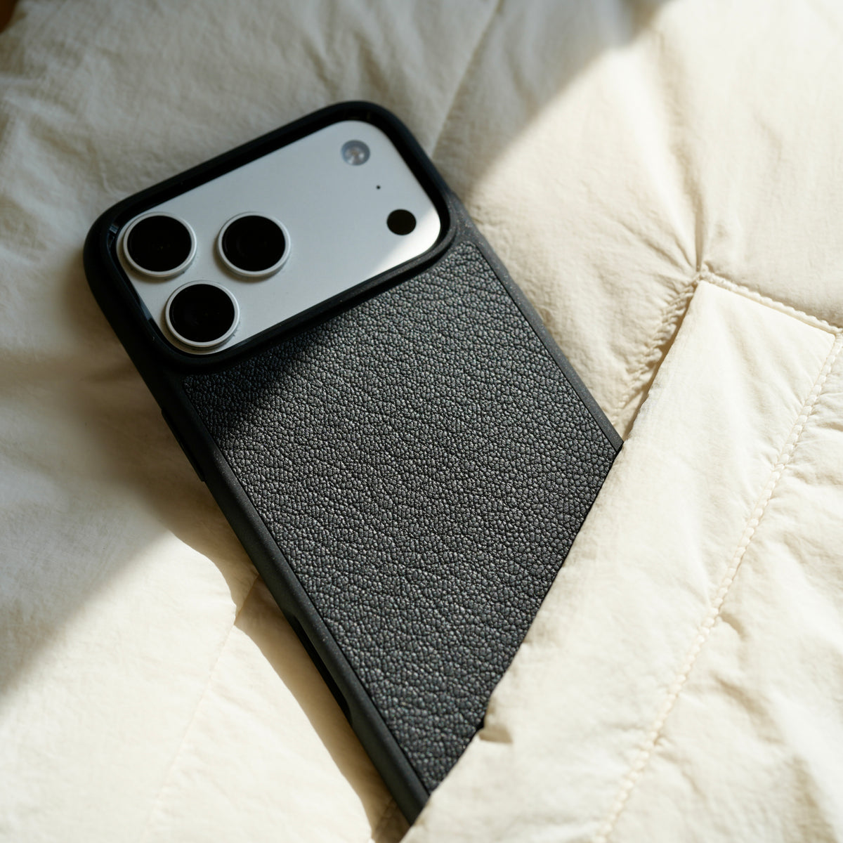 Leather iPhone case