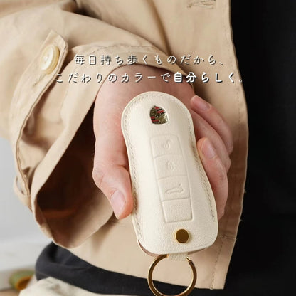 Leather smart key case【PORSCHE】