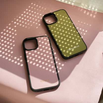 Leather iPhone case