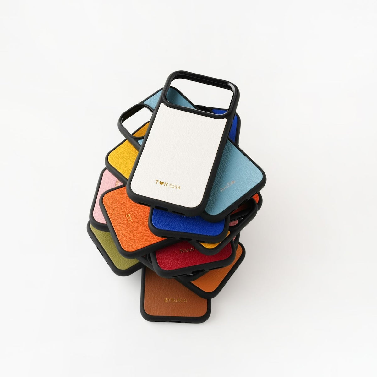 Leather iPhone case