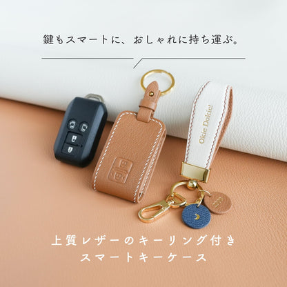 Leather smart keycase / keyring